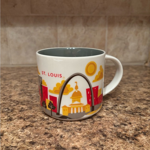 Starbucks St. Louis Mug - Red, Yellow, Gray - Picture 1 of 1